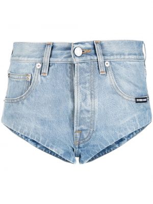 Shorts di jeans Vetements blu