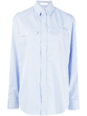 Chemise à rayures oversize Wardrobe.nyc bleu