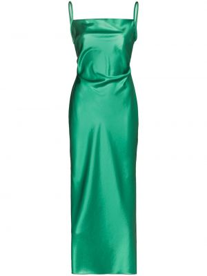 Μίντι φόρεμα Nanushka πράσινο
