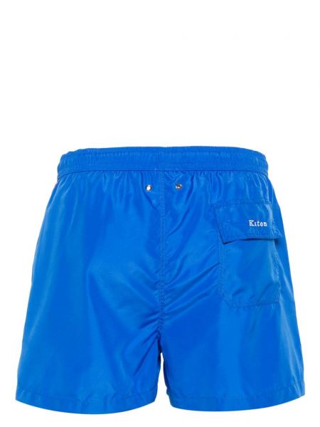 Shorts mit stickerei Kiton blau
