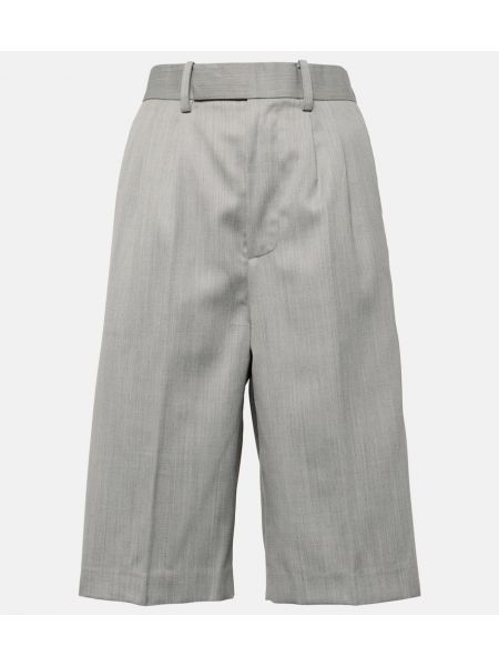 Pantaloncini a vita alta Jacques Wei grigio