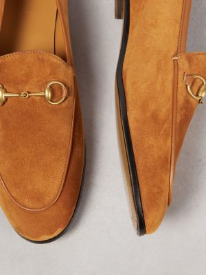 Seemisnahksed loafer-kingad Gucci valge