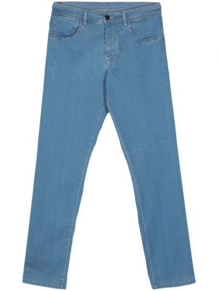 Skinny jeans Canali blå