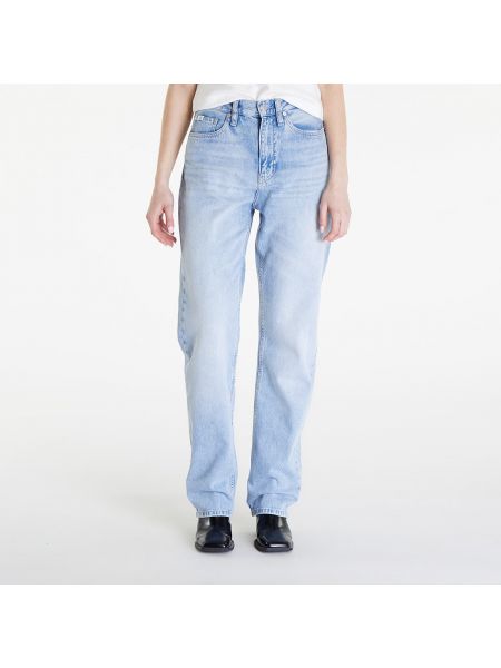 Straight fit džíny s vysokým pasem Calvin Klein