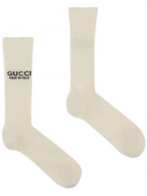 Skarpety żakardowe Gucci Białe