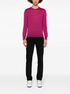 Merinowolle woll pullover Paul Smith pink