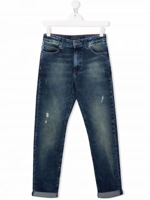 Stretch jeans for jenter Tommy Hilfiger Junior blå