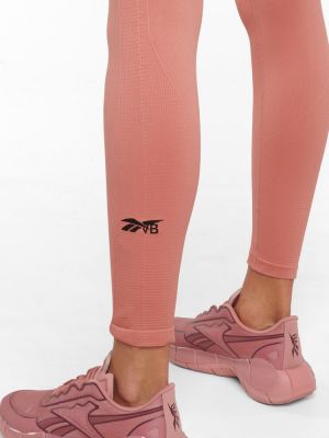 Спортни панталони с висока талия Reebok X Victoria Beckham розово