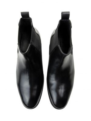 Chelsea stiliaus batai Dreimaster Klassik juoda