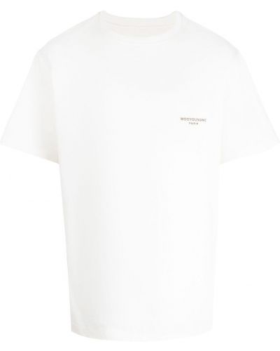 Camiseta con estampado Wooyoungmi blanco