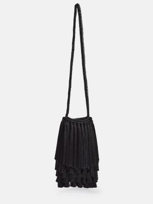 Pletená kabelka Victoria Beckham černá