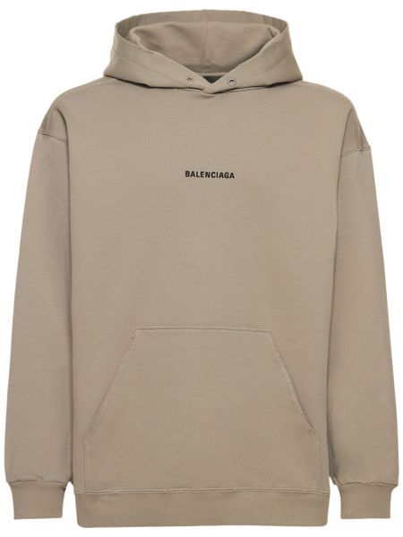 Hoodie i bomull Balenciaga