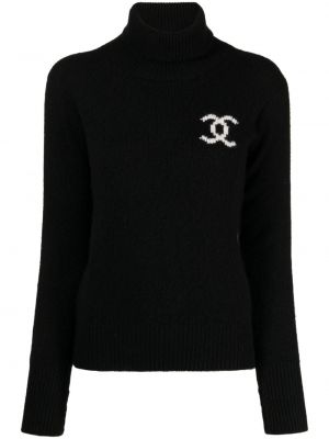 Kašmírový sveter Chanel Pre-owned čierna