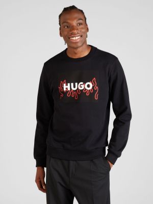 Majica sa dugačkim rukavima s melange uzorkom Hugo