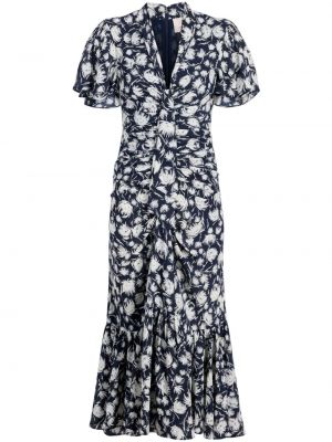 Midi haljina s cvjetnim printom s printom Cinq A Sept