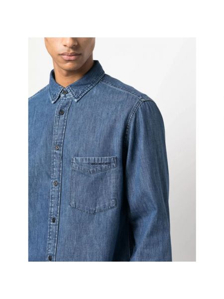 Koszula jeansowa elegancka Isabel Marant niebieska