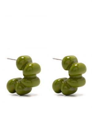 Boucles d'oreilles à boucle Sunnei vert