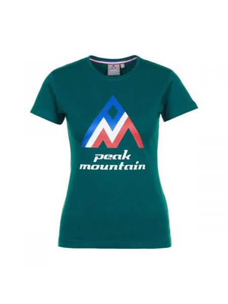 Koszulka z krótkim rękawem Peak Mountain zielona