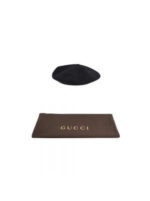 Sombrero de lana Gucci Vintage negro