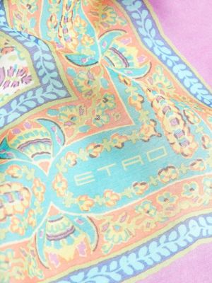 Schal mit print mit paisleymuster Etro pink