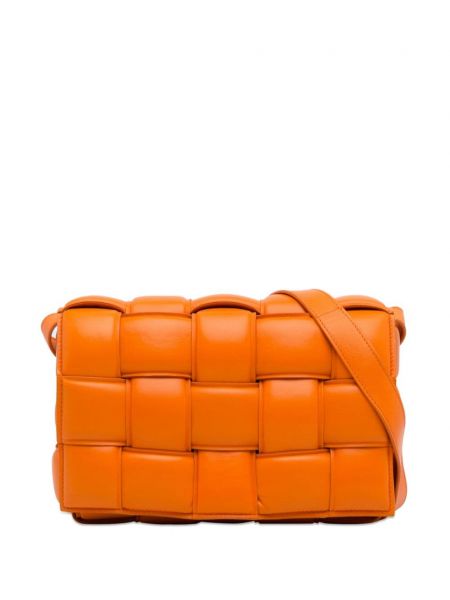 Crossbody kabelka Bottega Veneta Pre-owned oranžová