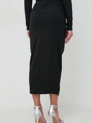 Midi sukně Karl Lagerfeld černé