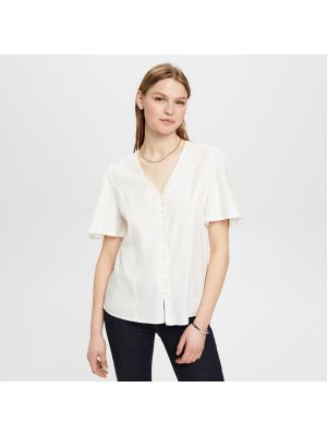 Blusa manga corta Esprit blanco