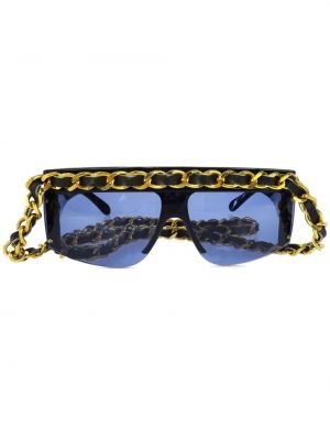 Usnjene sončna očala Chanel Pre-owned