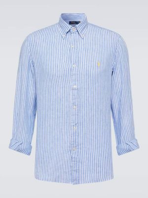 Pruhovaná ľanová košeľa Polo Ralph Lauren