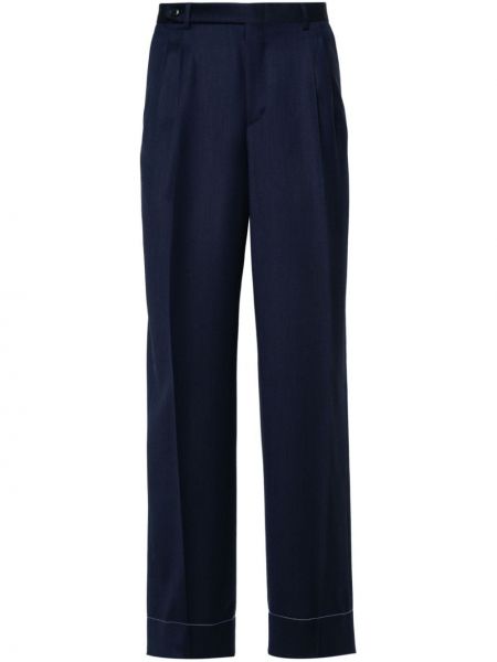 Pantalon large Brioni bleu