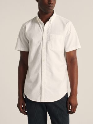 Chemise Abercrombie & Fitch blanc