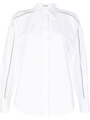 Рубашка Brunello Cucinelli, белая