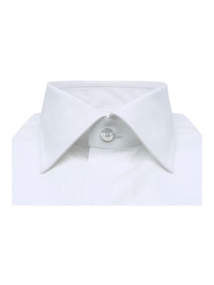 Camisa de algodón Finamore blanco