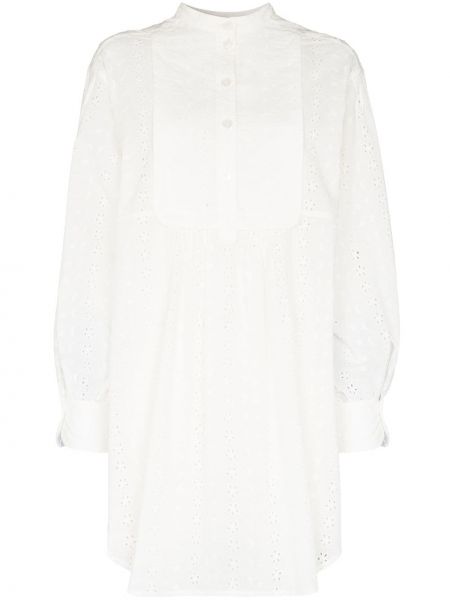 Mini vestido con bordado See By Chloé blanco