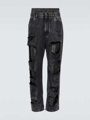 Distressed straight jeans Dolce&gabbana