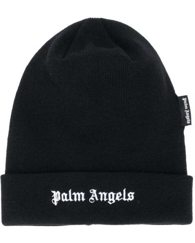 Mütze mit stickerei Palm Angels schwarz