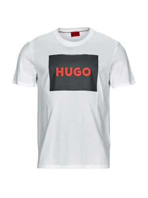 Tričko s krátkými rukávy Hugo bílé