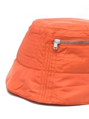 Klobouk na zip s kapsami Rick Owens Drkshdw oranžový