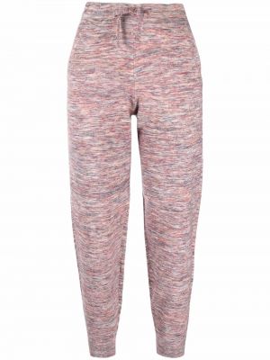 Pantaloni con stampa Marant étoile rosa