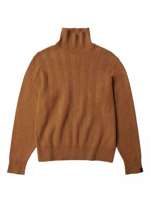 Кашемировый свитер свободного кроя в елочку Rag & Bone