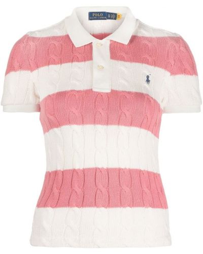 Stripet poloskjorte Polo Ralph Lauren hvit