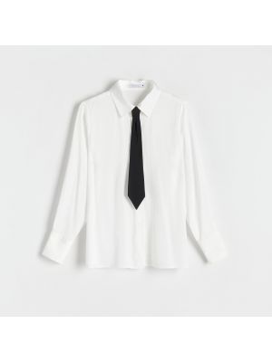 Cravată Reserved alb