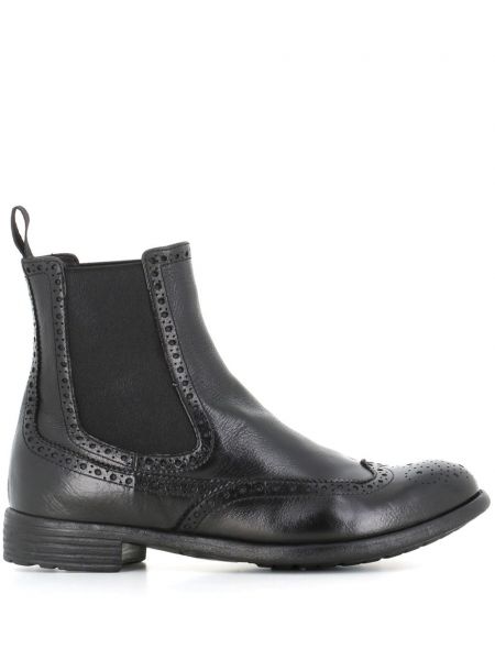 Nahka brogues Officine Creative musta