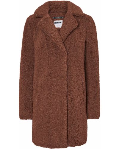 Relaxed fit žieminis paltas Noisy May ruda