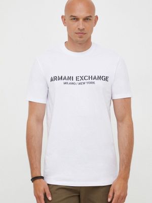 Tricou din bumbac Armani Exchange