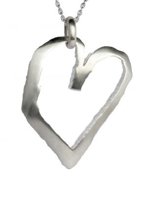 Náhrdelník se srdcovým vzorem Parts Of Four stříbrný