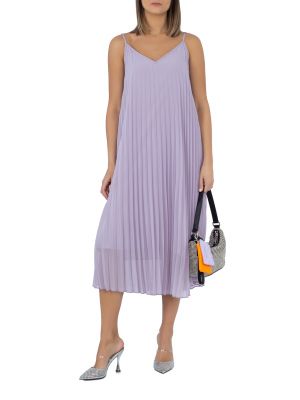Плиссированное платье Essentiel фиолетовое