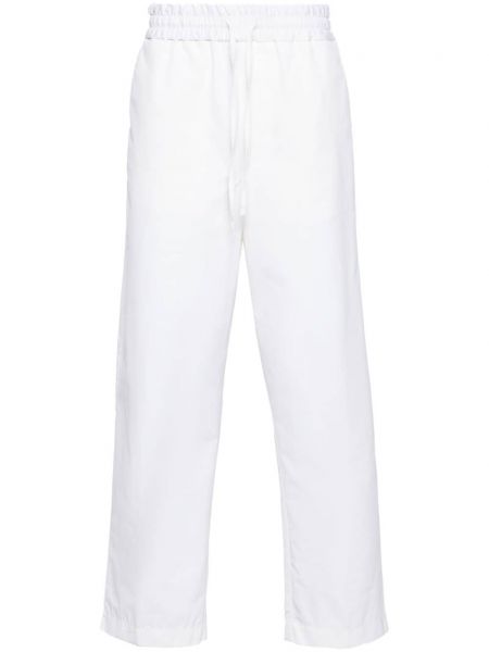 Памучни панталон Lardini бяло