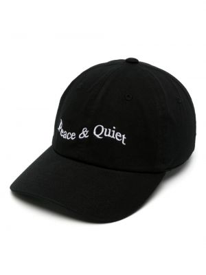 Cappello con visiera ricamato Museum Of Peace & Quiet nero