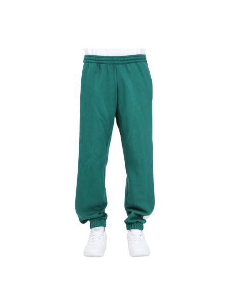Spodnie sportowe z nadrukiem Adidas Originals zielone